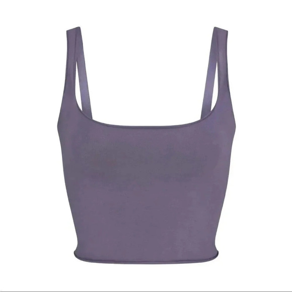SKIMS Tops - *Final Price* Skims Raw Edge Cami Top NWT Small Thunder - Sold Out!